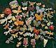 52 Vintage Birds Bees Bug Butterfly Dragonfly Pin Brooch Lot Sterling Gerrys