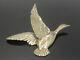 925 Sterling Silver Vintage Hollow Flying Bird Motif Brooch Pin Bp4358