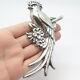 925 Sterling Silver Vintage Mexico Parrot Bird Pin Brooch