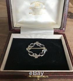 Antique Georgian Victorian Vintage Amethyst Diamond Paste Glass Bird Brooch Pin