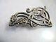 Antique Victorian Silver Snake And Bird Brooch