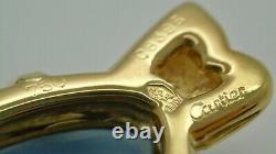 Authentic Vintage Cartier Diamond Chalcedony Bird Brooch in 18k Yellow Gold RARE
