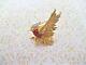 Boucher Vintage Signed Cardinal Bird Brooch