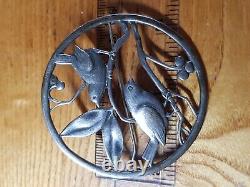 Car M. Cohr Denmark Silver Vintage Bird Pin Brooch