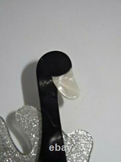 Collectable Lea Stein Paris Vintage Brooch Bird / Swan / Goose