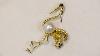 Cultured Pearl And 18 Ct Yellow Gold Flamingo Brooch Vintage Circa 1950 A7375