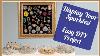 Display Your Sparkles Easy Diy Brooch Board Project
