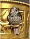 Estate Vintage 18k Edward Wolfe Enamel Diamond Ruby Humming Bird Brooch Pin