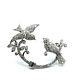 Exquisite Antique Birds Design With White Stone Women's Collection Brooch