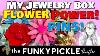 Flower Power Pin Jewelry Collection Groovy Hippy Brooches 60s 70s
