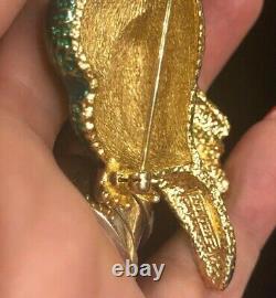 Large Vintage CINER Bird Brooch