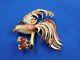 Nolan Miller Bird Of Paradise Brooch Pin Glamour Collection Vintage (cos007)