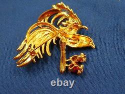 Nolan Miller Bird of Paradise Brooch Pin Glamour Collection Vintage (COS007)