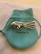 Rare Vintage Tiffany & Co. Sterling Silver Parrot Bird Pin Brooch With Pouch 1984