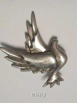 Tiffany & Co. Sterling Silver 925 Paloma Picasso Bird Brooch Pin Vintage
