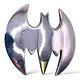 Vintage 925 Sterling Silver Batman Bat-signal Brooch Pin Signed By Taxco Mexico