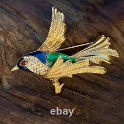Vintage Carven of Paris French Bird Pin