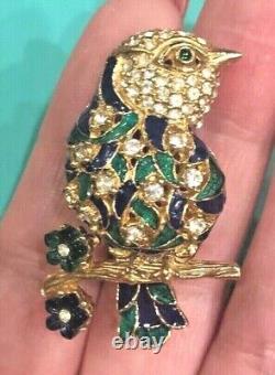 Vintage Ciner Bird Brooch