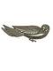 Vintage Coro Norseland 925 Sterling Silver Genuine Sitting Bird Dove Pin Brooch