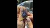 Vintage Diamond Blue Pink Sapphire 18k Gold Song Bird Brooch Pin