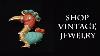 Vintage Dodo Bird Pin Brooch Coral Turquoise Hattie Carnegie Jewelry 1960s