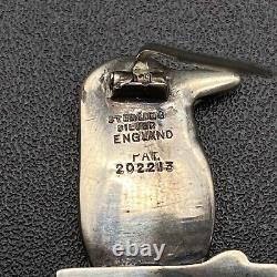 Vintage England Bird Sterling Silver Pin Brooch