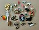 Vintage Figural Brooch Pin Lot Collection Dogs Birds Women Animals Some Signed