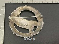 Vintage Georg Jensen Copy Dove Bird Sterling Silver Pin Brooch