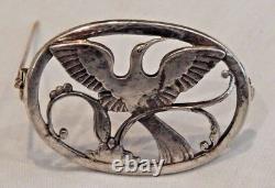 Vintage Georg Jensen Denmark Sterling Silver 925 Bird Pin or Brooch #238