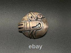 Vintage Hopi Douglas Holmes Bird Sterling Silver Pin Brooch