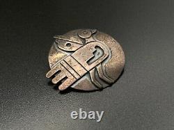 Vintage Hopi Douglas Holmes Bird Sterling Silver Pin Brooch