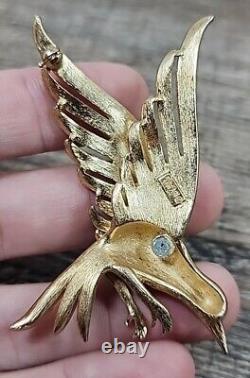 Vintage? Large Trifari Bird Pin Brooch? LOOK