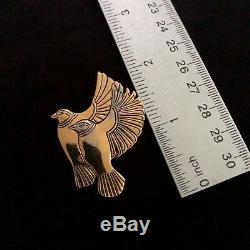 Vintage Laurel Burch Flying Birds Pin / Brooch