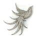 Vintage Mb Exotic Pave Bird Pin Brooch Pendant