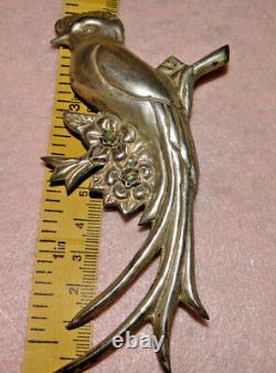 Vintage Mexican Taxco Sterling Bird Frida 30s