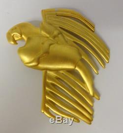 Vintage Modernist Authentic GIVENCHY PARIS HAUTE COUTURE RUNWAY Bird Pin Brooch