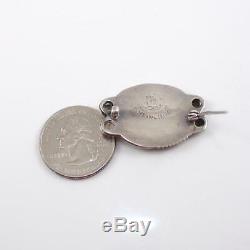 Vintage Norseland Sterling Silver Eagle Bird Swirl Pin Brooch LFD4