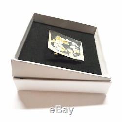 Vintage Reverse Carved Lucite Brooch. Love Birds. 1940s Art Deco. In Gift Box