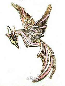 Vintage Sphinx Pheonix Firebird Brooch