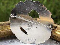 Vintage Sterling Silver Georg Jensen Dove Bird Pin Brooch #165