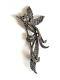 Vintage Sterling Silver Brooch Marcasite Bird Of Paradise Excellent Condition