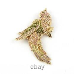 Vintage Swarovski Cockatoo Bird Brooch