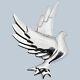 Vintage Tiffany & Co Paloma Picasso Silver Dove Bird Brooch