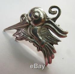 Vintage William Spratling Sterling Silver Bird Brooch / Pin